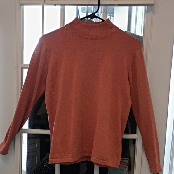 Casual Corner Tops - Casual Corner Orange Women's Top